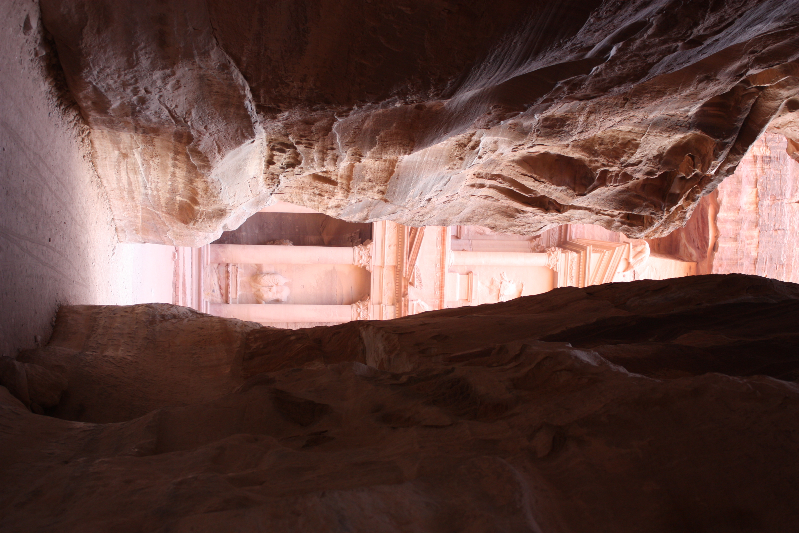 Petra Treasury view from Siq
