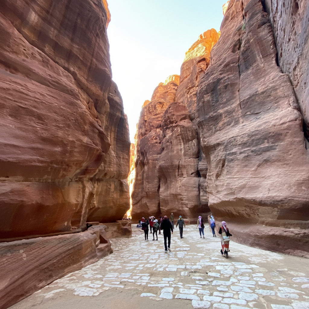 Al-Siq - 8FF4+5FW, Wadi Musa, Jordan